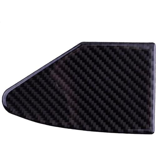 Car Front Carbon Fiber Charging Port Panel Cover Trim Fit for Tesla Model S X 2014 2015 2016 2017 2018 2019 Left Hand Drive