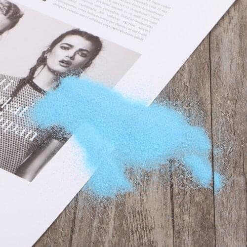 P15D 1 Pack Blue Sand For Micro Landscape Decoration Hourglass Party