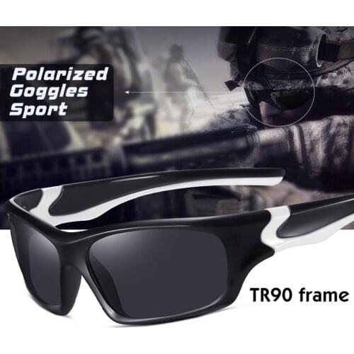 Ultralight TR90 frame Windproof Sport Polarized Sunglasses Men Driving Sun Glasses Military Goggles Glasses gafas de sol hombre