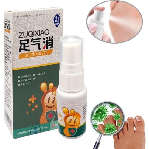 20ML Feet Spray Antibacterial Deodorant Powder Anti Itch Sweat Odor Feet Athletes Foot Liquid Anti-fungi Shoe Sock Feet Care