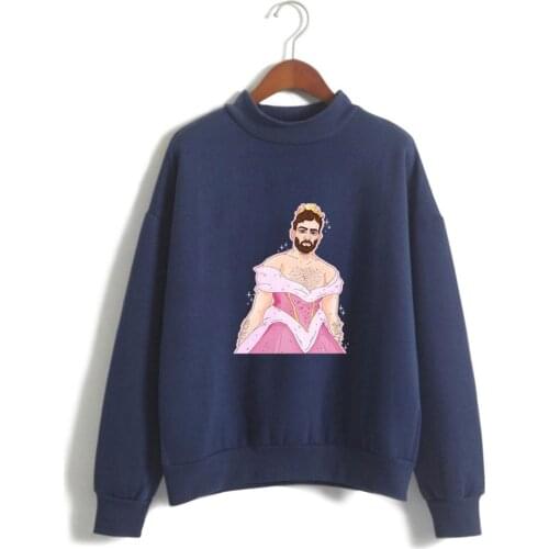 WAWNI Hasan Piker Sweatshirt Oversized Pullover Hip-hop Clothes Unique Thin Sweatshirts New Casual O-neck Cosplay Turtlenecks