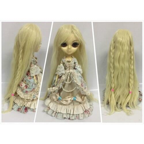 Tang kou doll Wig yeelow hair suitable for 1/4 doll,BB girl,58cm BJD doll yel