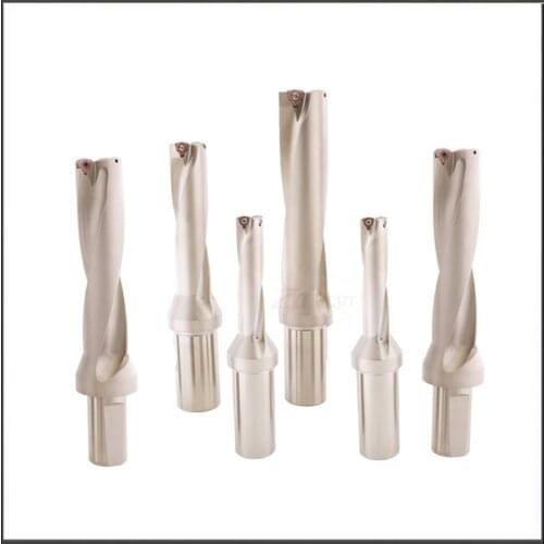 WC12.5 25 35 45 55 60mm 4 times diameter Fast Water Spray Bit high effective Indexable Inserts type U drill, Violent drill bits
