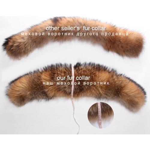 Winter 100% Natural Real Fox Fur Collar Fur Scarf Coat With fox Collar Neck Scarves collar