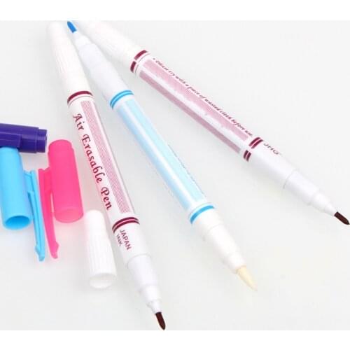1pcs Soluble cross stitch water washable pens grommet ink fabric marker marking Auto Vanishing pen Ink DIY needlework home tool