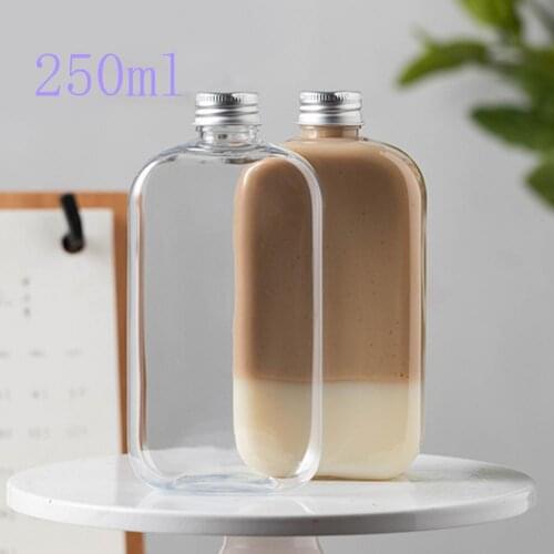 Summer 10Pcs 250ml/260ml/350ml Water Cup Eco-Friendly Heat Resistant Plastic Beverage Juice Bottle Supplies Home Outdoor Swim