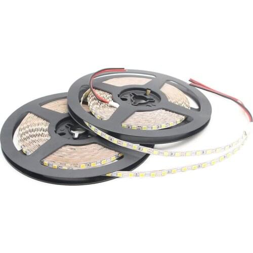 DC12V LED Strip 2835 5mm narrow strip 120leds/m 5m IP20 no waterproof 2835 LED strip white/warm white/blue/red/green