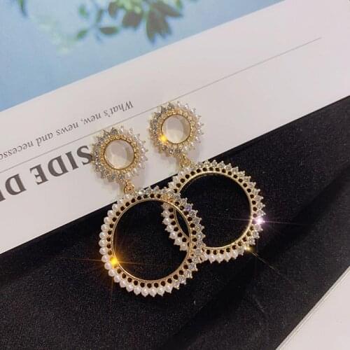 2019 Promotion Oorbellen Pendientes Mujer 925 Fashion Jewelry Earrings Crystal from Swarovskis Design Attractive Woman Charm