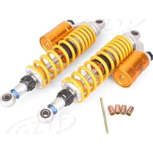 360mm 14" Motorcycle Rear Air Shock Absorber Suspension Spring Damper Universal For Street Bikes Scooters Moped Quad ATV Etc