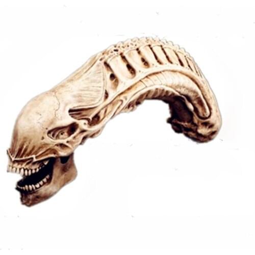 70cm Xenomorph alien skull model Halloween Decoration skeleton model gigers alien model