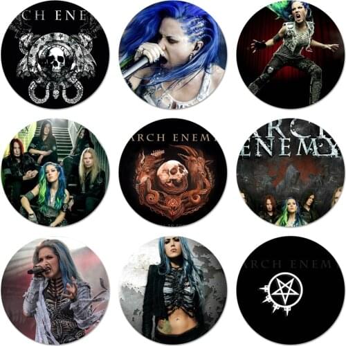 Arch Enemy Pattern Icons Pins Badge Decoration Brooches Metal Badges For Clothes Backpack Decoration