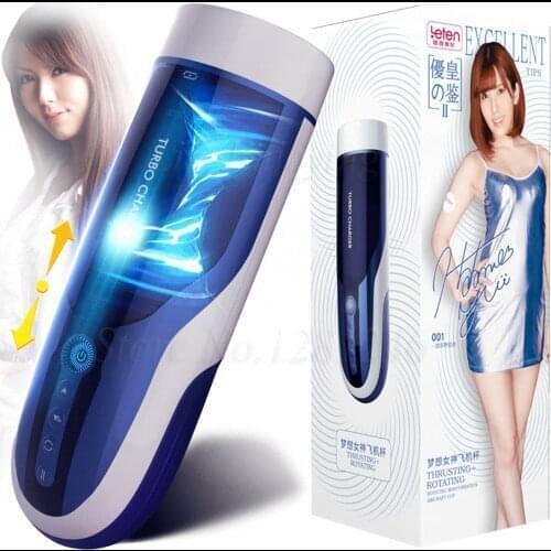 Leten Male Masturbation Cup Silicone Vagina Automatic Telescopic Piston Rotating Interactive Sex Moaning Sex Machine Toy For Men