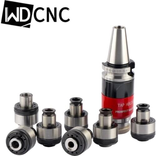 BT30 BT40 BT50 G0312 Telescoping torque protection tap tool holder with G3 collets tension TER Tapping collet Floating