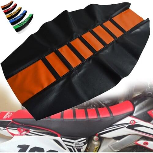 Dirt Bike Seat Cover Pro Ribbed Gripper Soft Seat Cover for EXC XC XC-W XC-F EXC-F 125 250 350 450 501 701 HONDA CRF250F
