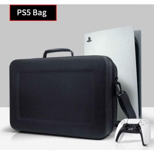 PS5 Travel Storage Bag Hard Shell Protective Waterproof Suit for Sony Playstation 5 disk/digital console Travel Carrying Case