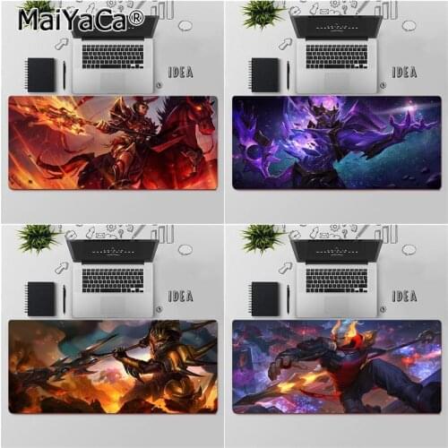 MaiYaCa League of Legends Jarvan IV Natural Rubber Gaming mousepad Desk Mat Free Shipping Large Mouse Pad Keyboards Mat