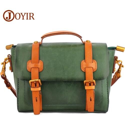 JOYIR Genuine Leather Crossbody Bags for Women Luxury Handbags Messenger Bags Sac A Main Female Shoulder Bag High Quality Tote