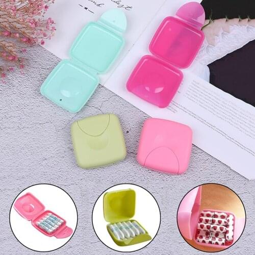 Candy Color Container Holder With Sterilize Menstrual Cup To Keep Tampons Portable Women Sanitary Tampons Storage Box