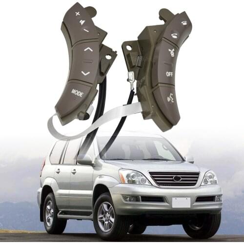 Car Steering Wheel Control Button 84247-58010-C0 84247-58010-E0 For Toyota Highlander Land Cruiser Camry Tundra Lexus GX4