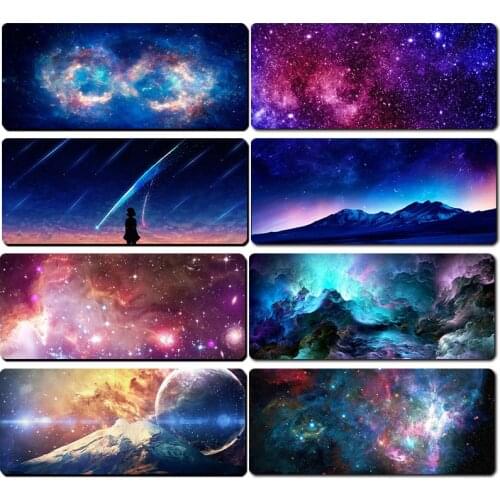 Space Night Art Custom Mouse Pad Mat Gaming Keyboard Mousepad XL Game Customized Personalized Mouse Pad for Office Computer Desk