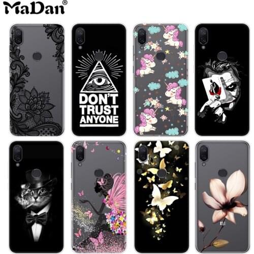 Cool Pattern For Xiaomi mi Play Case Cover 5.84" Soft Silicone Full Protective Cover for Xiaomi paly Case Mi Play Funda Coque