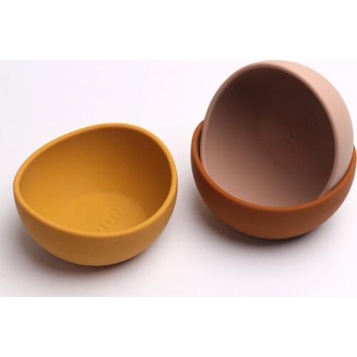 Baby Feeding Bowl Food Grade Silicone Bowl Baby Plate Kids Tableware Waterproof BPA Free