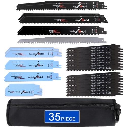NEWONE 35pcs Reciprocating Saw Blade Saber/Hand saw blade Cutting Wood Metal Frozen meat/Bone Universal reciprocating blades