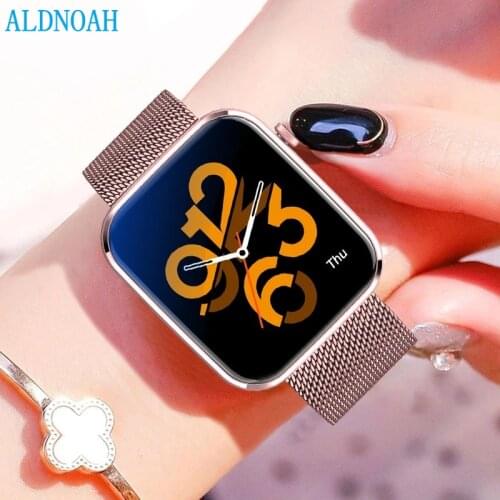 2021 New Smart Watch women 1.69 Inch Full Touch Fitness Real-time Activity Tracker Blood Pressure Sports Ladies Smart Watch Men