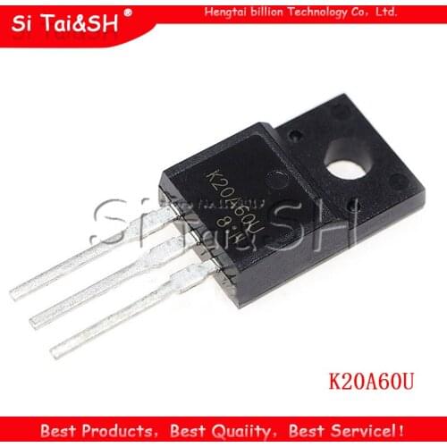 5PCS K20A60U K20A60T TO-220F Commonly used liquid crystal power MOS FET