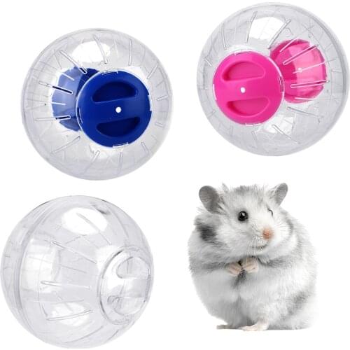 Plastic Pet Rodent Mice Jogging Ball Portable Hamster Gerbil Rat Exercise Ball Play Toys Accessory Hamster Running Balls