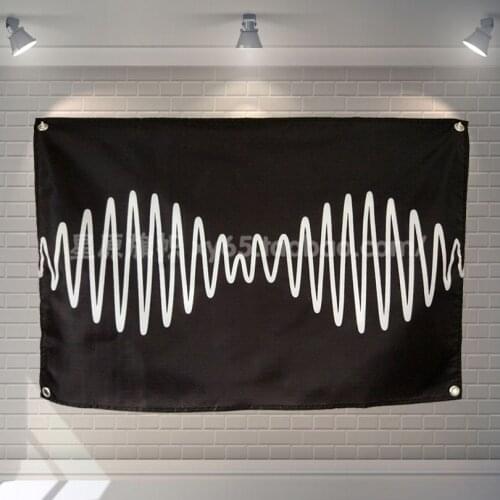 "Arctic Monkeys" Rock Music Poster Banners Bar Cafe Hotel Theme Wall Decor Hanging Art Waterproof Cloth Polyester Fabric Flags