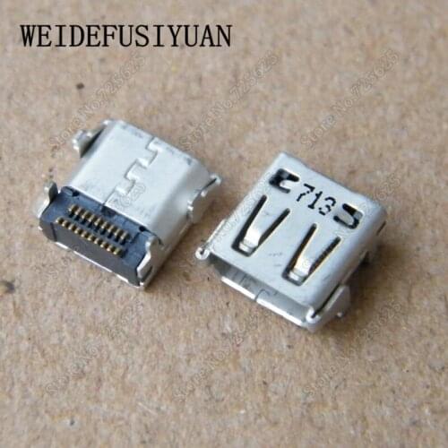 10pcs/lot Mini HDMI Jack Micro Port Socket Connector 19 pin