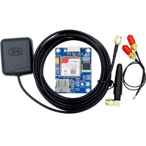 SIM808 instead of SIM908 module GSM GPRS GPS Development Board IPX SMA with GPS Antenna for Raspberry Pi