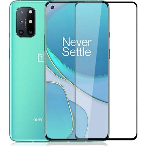 Glass on Oneplus 8T Tempered Glass For Oneplus 8 T Plus HD Screen Protector Full Glue Full Cover Phone Film Glass For Oneplus 8T