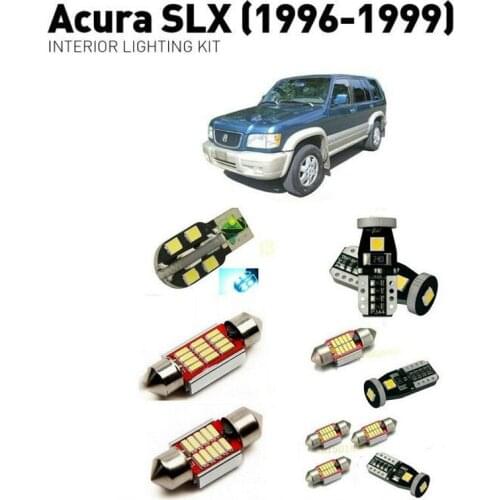 Led interior lights For Acura SLX 1996-1999 11pc Led Lights For Cars lighting kit automotive bulbs Canbus