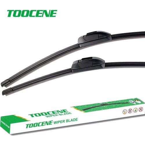 Toocene windshield Wiper blades for Lada Niva 2123 4X4 2002-2012 pair 14"+14" car front window Windscreen wiper Auto Accessories