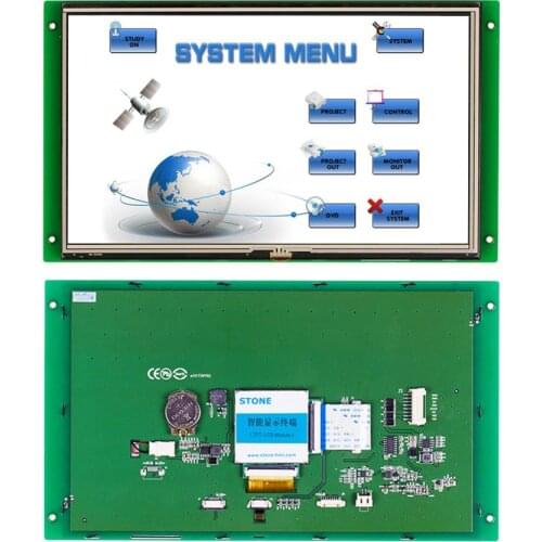 Active Matrix LCD With Command For Smart Home Automation