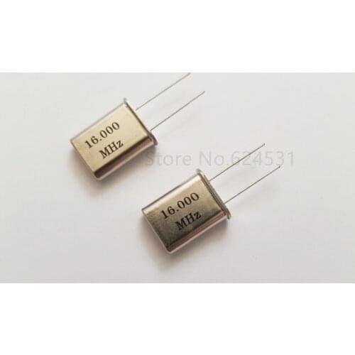 10pcs HC-49U 16MHZ crystal-line passive crystal U-16M 16.000MHZ positive