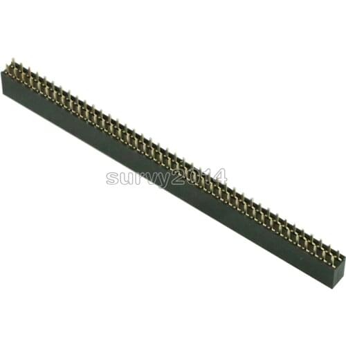 5PCS/LOT 2.54mm 2 x 40 Pin Double Row Pin Female Pin In Header Strip