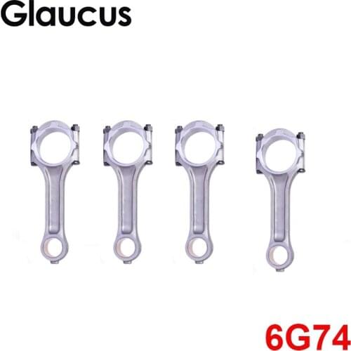 4PCS 6G74 engine connecting rod conrod for Mitsubishi Montero Challenger SHOGUN II DEBONAI 3497cc 3.5L 24v 92-08 MD173800