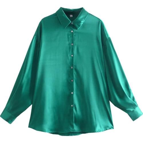 Adherebling Satin Blouses