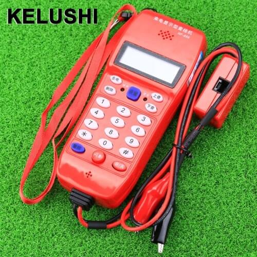 KELUSHI NF-866 Telephone Phone Butt Test Tester Lineman Tool Cable Set Professional Device