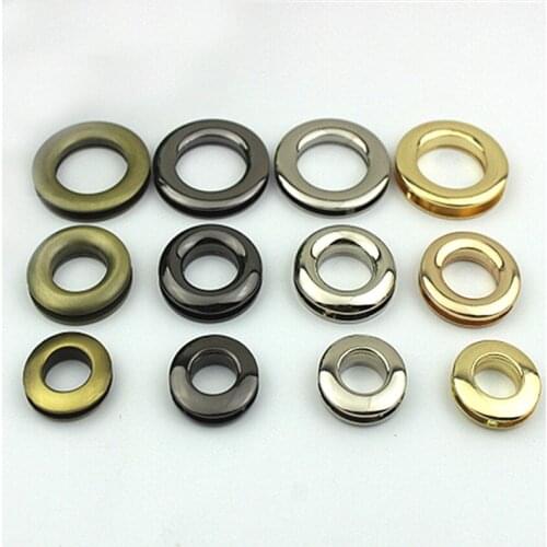 10-25mm Metal screw back Eyelets with washer grommets Leather Craft accessory for Hangbag Belt Strap