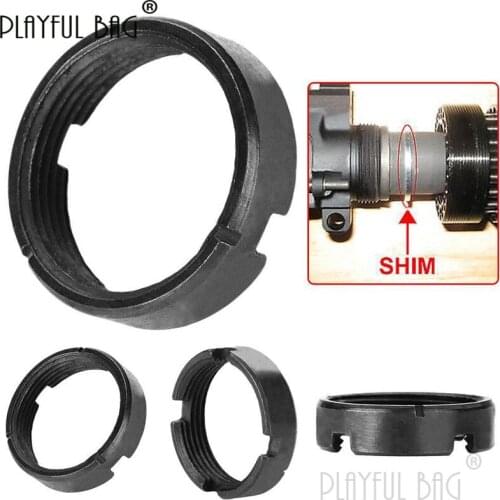 PB Playful bag Cross ring nut Buffer tube lock ring Castle Nut Lock CS gel ball gun equipment DIY toys parts QE88S