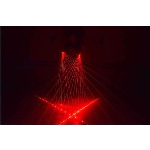Apollo Forty Red laser beam gloves/stage show/club,party show/ Red laser gloves