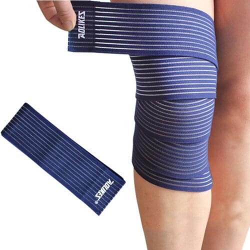 Yiwa Adjustable Knee Brace Support High Elasticity Compression Wrap Bandage Calf Thigh Support Elastic ribbon Sports Protector