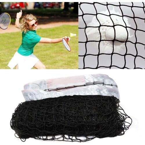 Badminton Net 300D 420D Oxford Cloth Precision Mesh Net For Entertainment Leisure Training Competition Badminton Tennis Supplies
