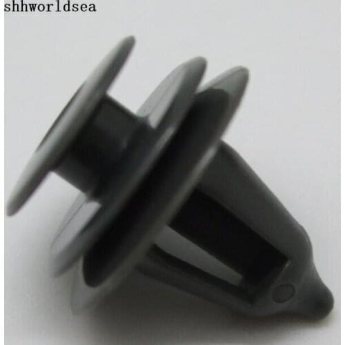 Shhworldsea 500pcs auto plastic clips for screw grommet #14 screw size for toyota 90189-06003 fits into 8.8mm hole
