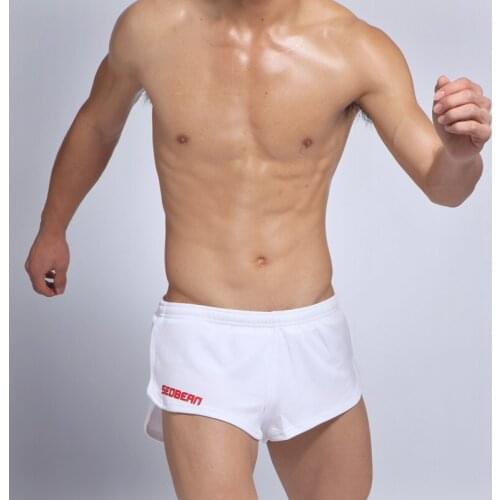 Marathon Running Shorts with Lining Men Gym Shorts Summer Loose Sexy Shorts Male Breathable Training Fitness Shorts Black