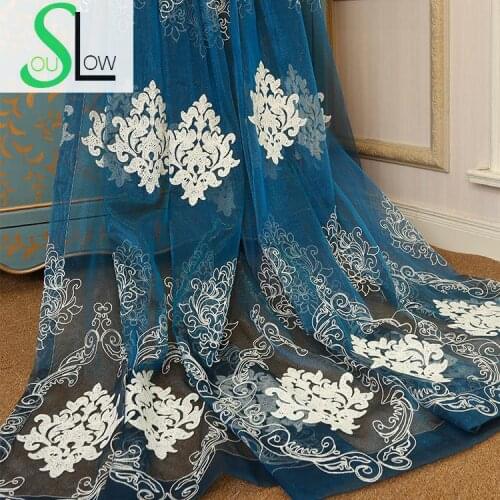 SLOW SOUL Silk Curtains For Windows